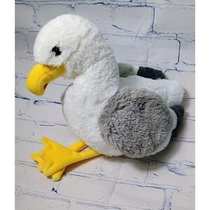 9" DOUGLAS White Grey BEANBAG PLUSH Seymour SEAGULL Bird 6